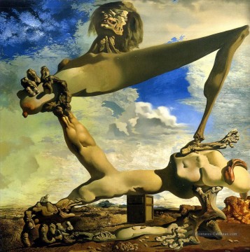Construcción blanda con judías cocidas Premonición de la guerra civil Salvador Dalí Pinturas al óleo